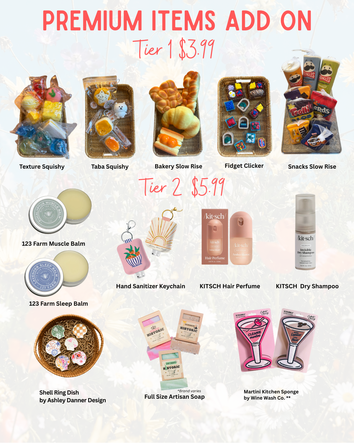 Premium Item Add-Ons