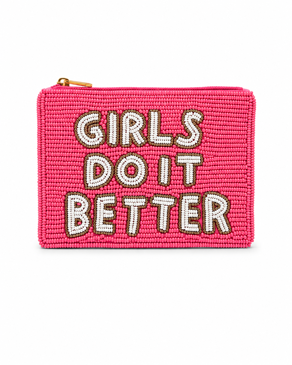 Girls Do It Better Beaded Coin Purse