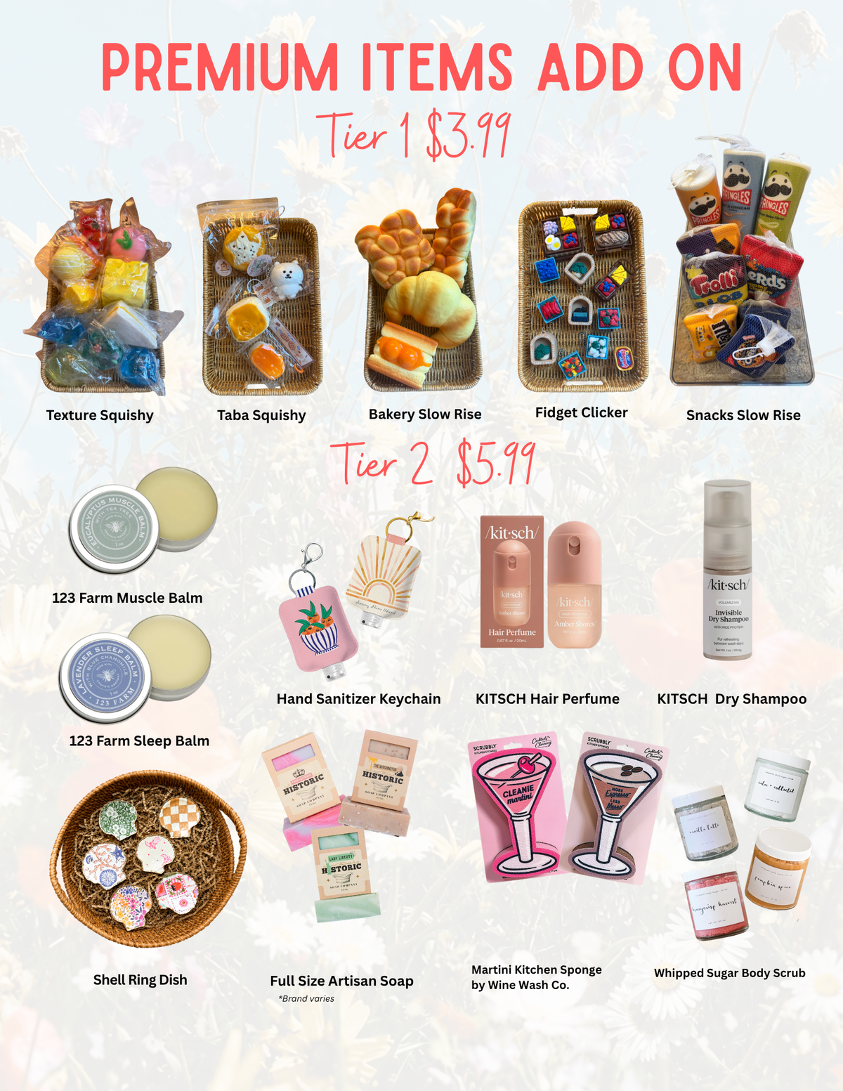 Premium Item Add-Ons