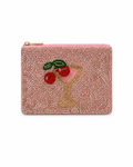 Cherry Beaded Coin Purse