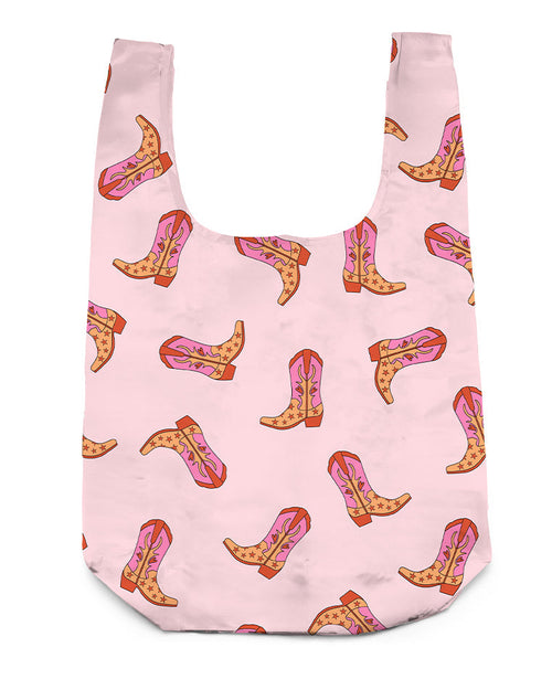 2 in 1 COWGIRL Reusable Shopping Bag & Bag Charm
