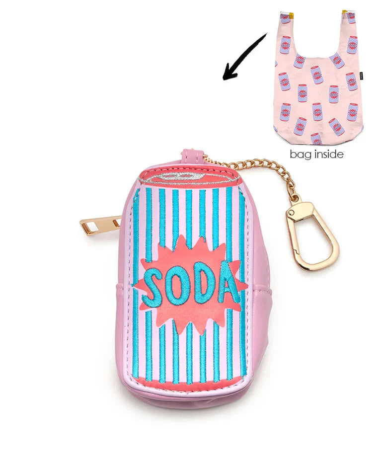 2 in 1 SODA Reusable Shopping Bag & Bag Charm