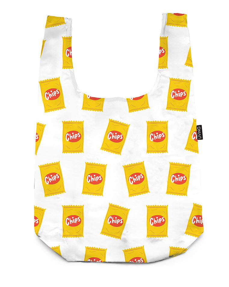 2 in 1 CHIPS Bag Charm & Reusable Shopping Bag